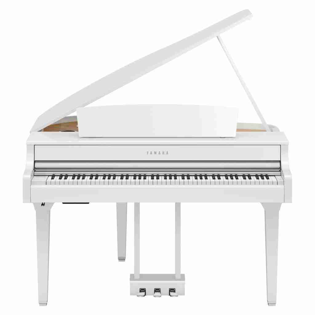 Yamaha Clavinova CLP-895GP Digital Grand Piano with Bench, Polished White 2