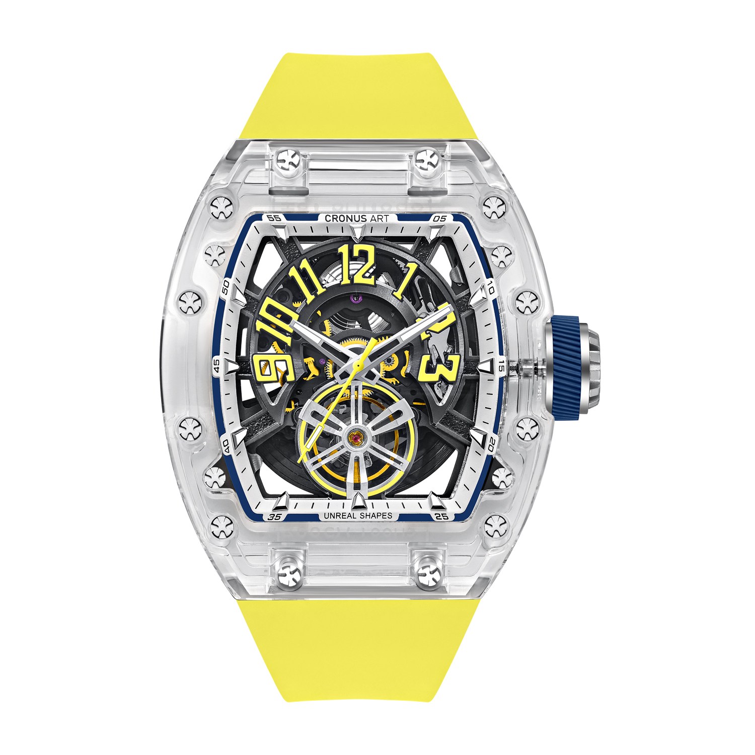 CM001-082 Men's Crystal Case Automatic Watch 42mm