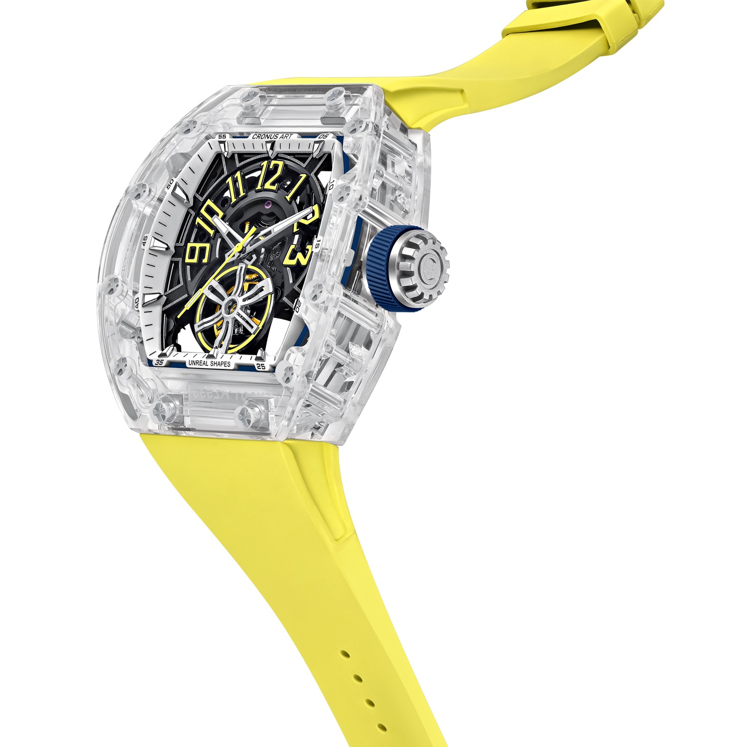 CM001-082 Men's Crystal Case Automatic Watch 42mm