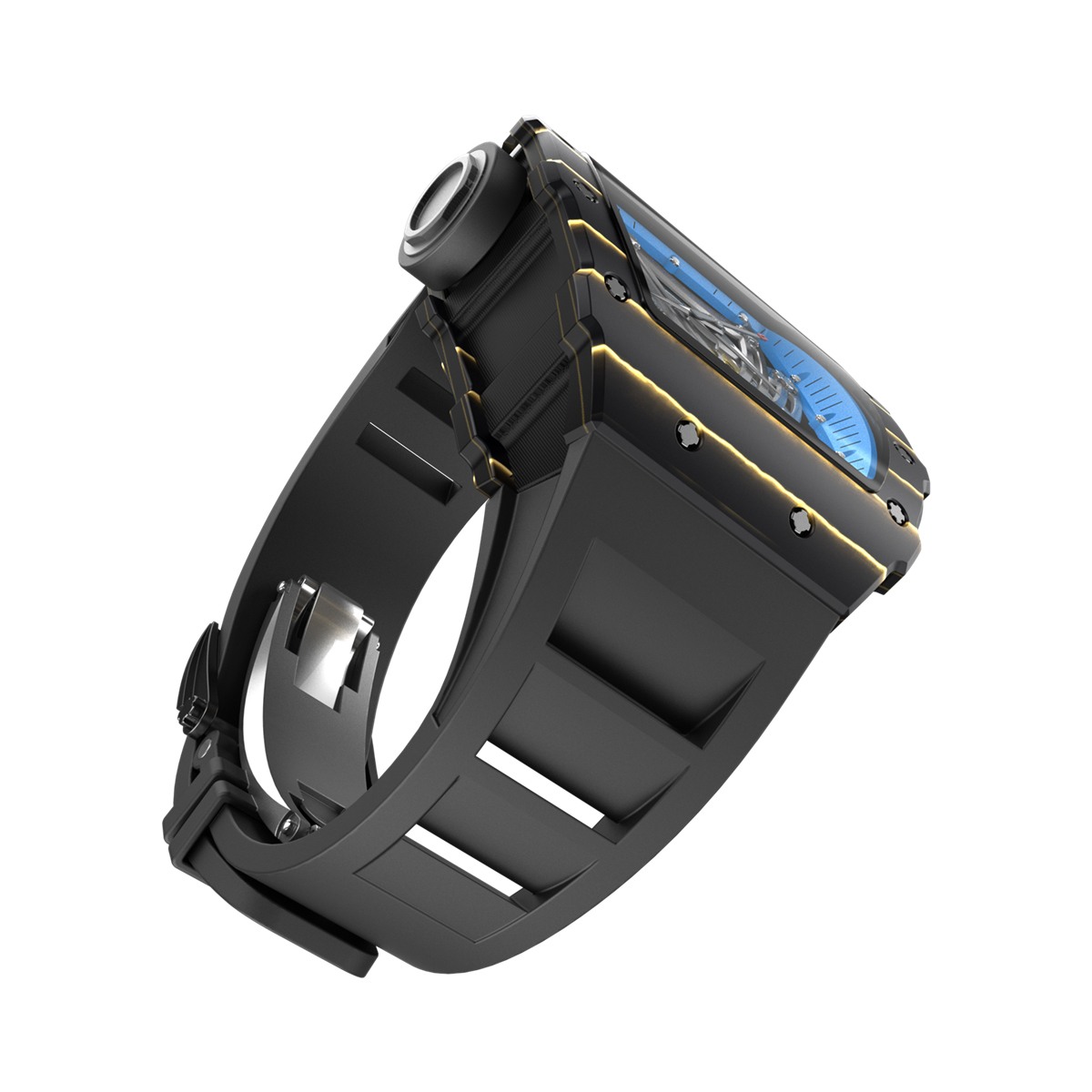 CM002-01J Men's Carbon Case Automatic Watch 44mm