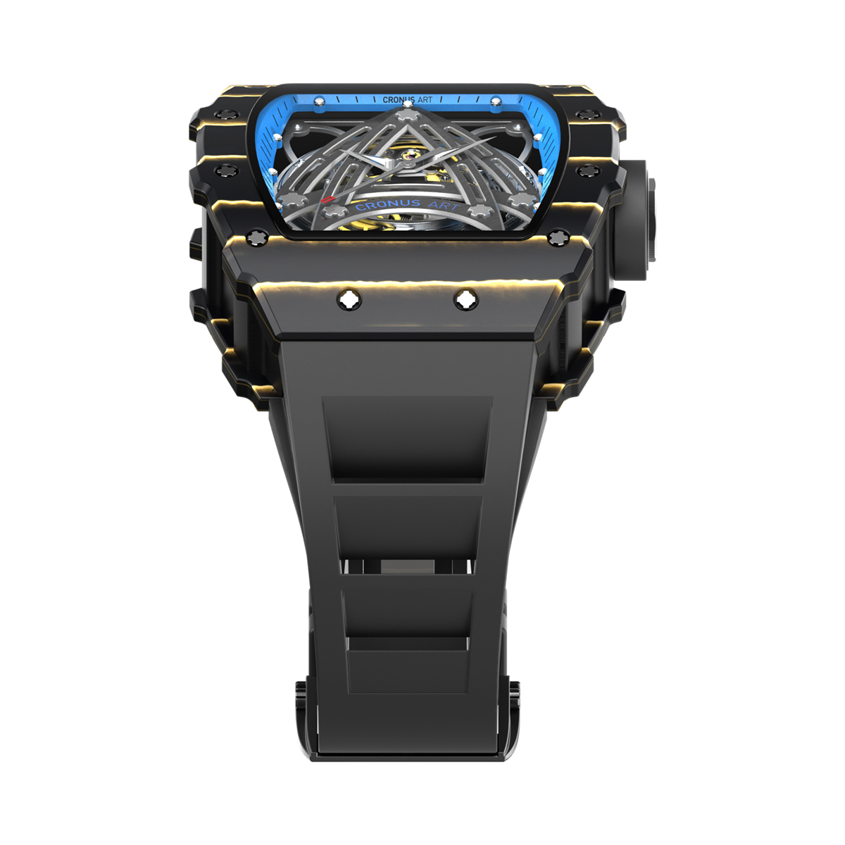 CM002-01J Men's Carbon Case Automatic Watch 44mm