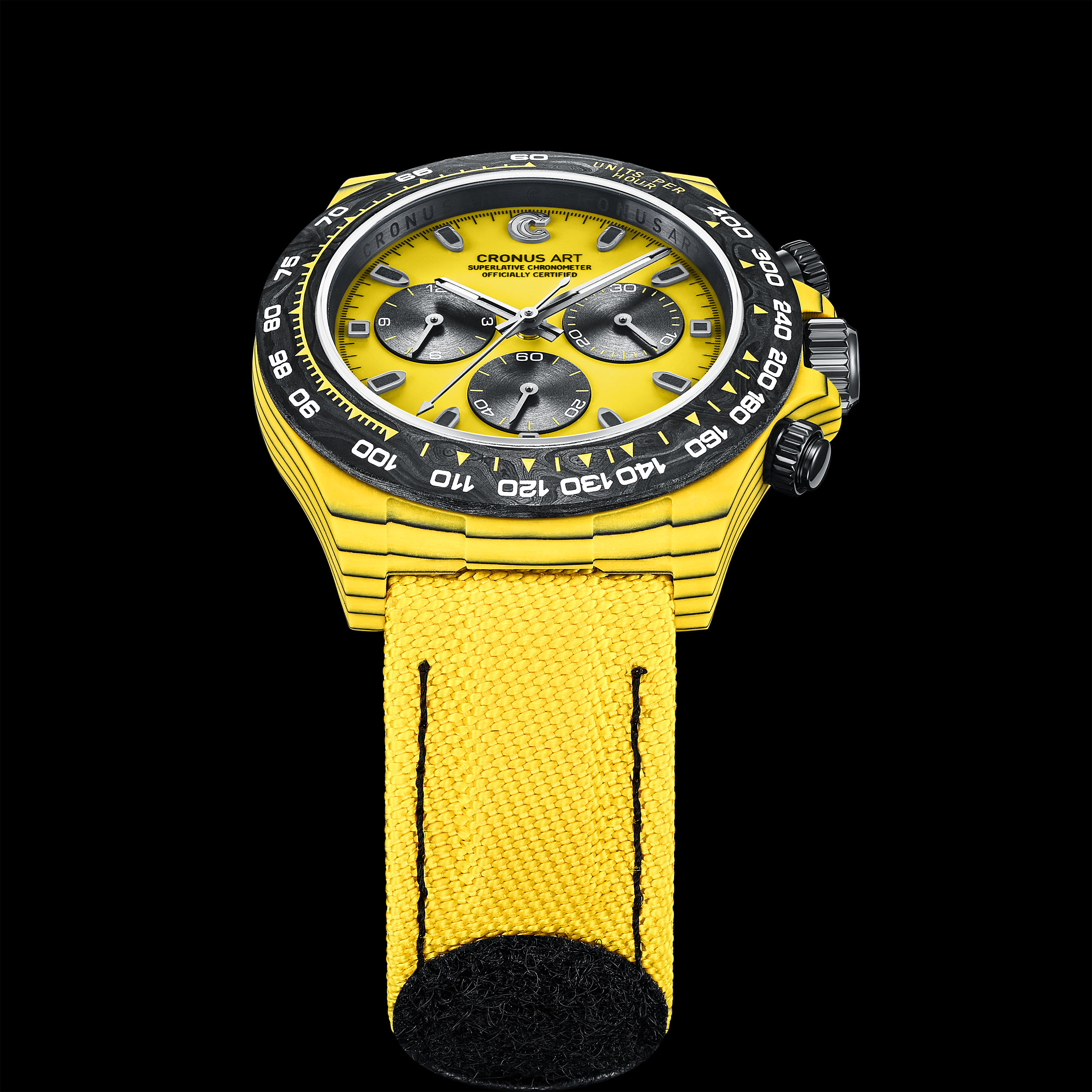 CM016-001 Men's Carbon Case Automatic Watch 40mm
