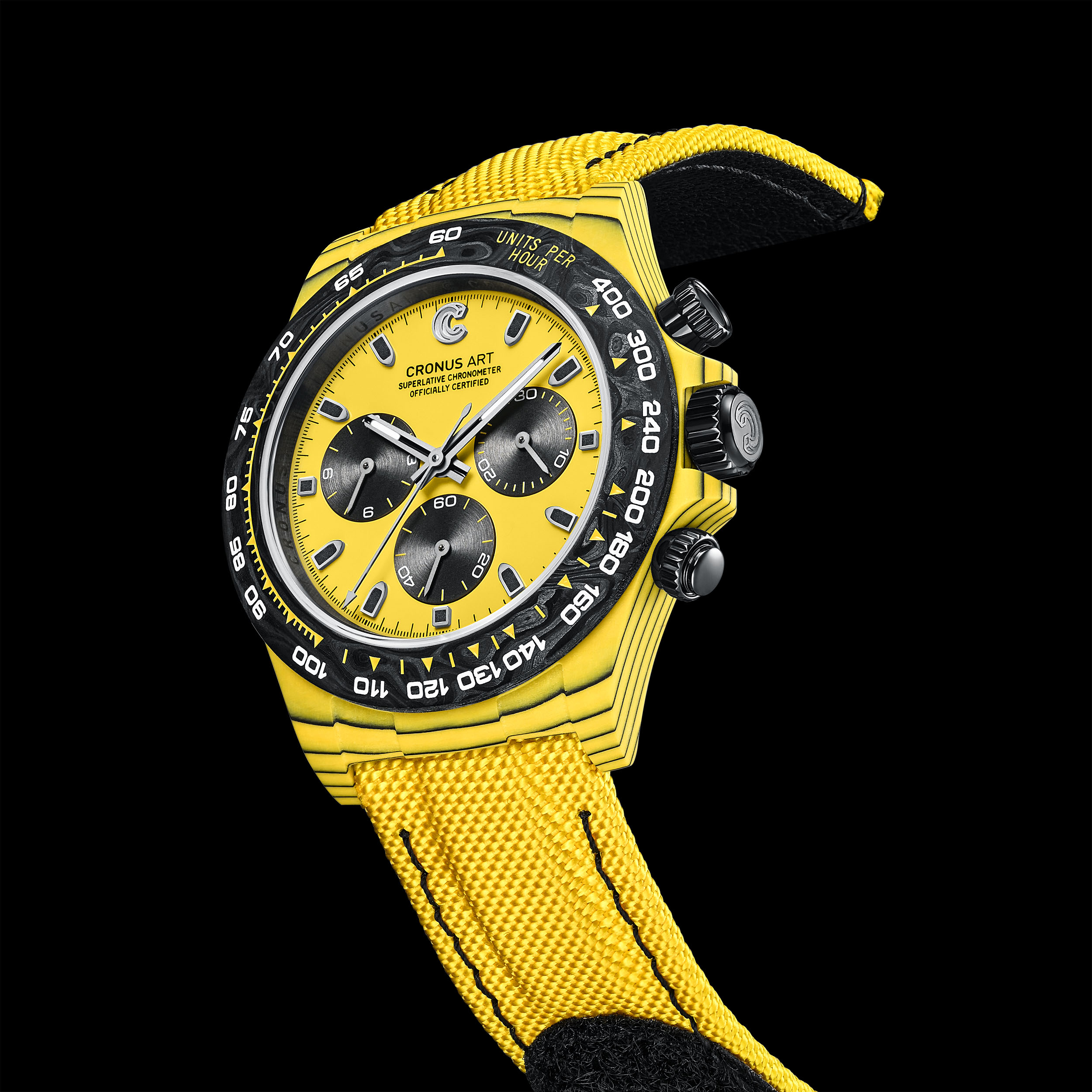 CM016-001 Men's Carbon Case Automatic Watch 40mm
