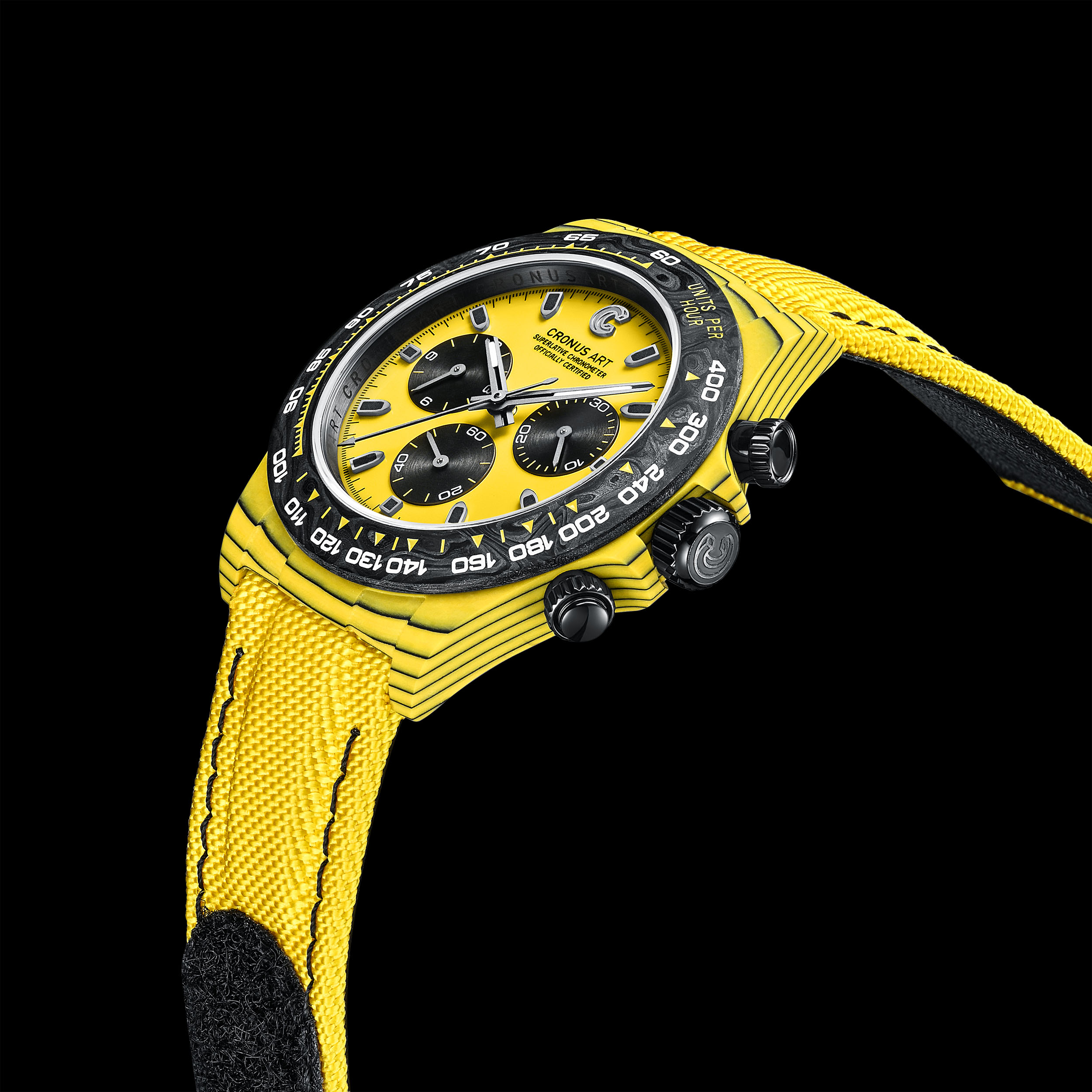 CM016-001 Men's Carbon Case Automatic Watch 40mm