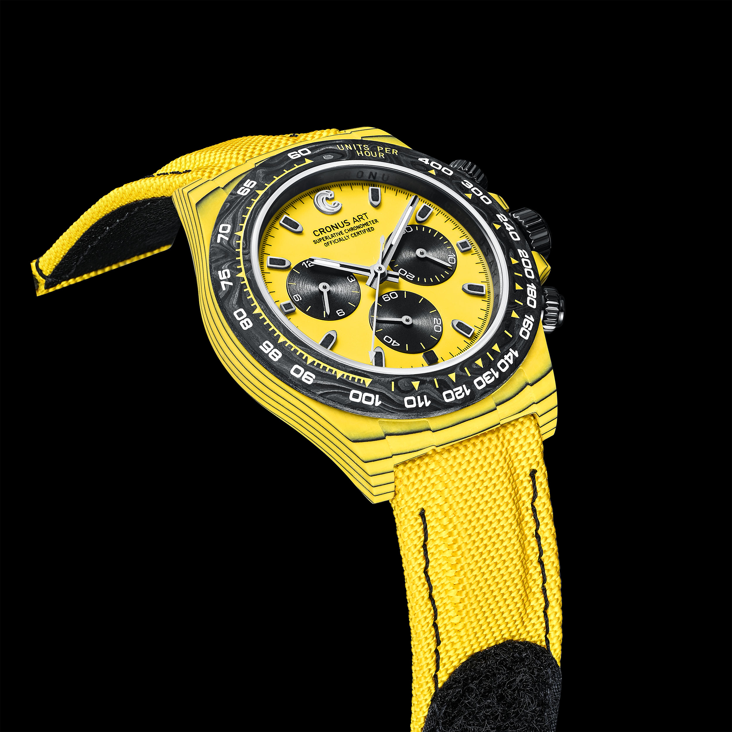 CM016-001 Men's Carbon Case Automatic Watch 40mm