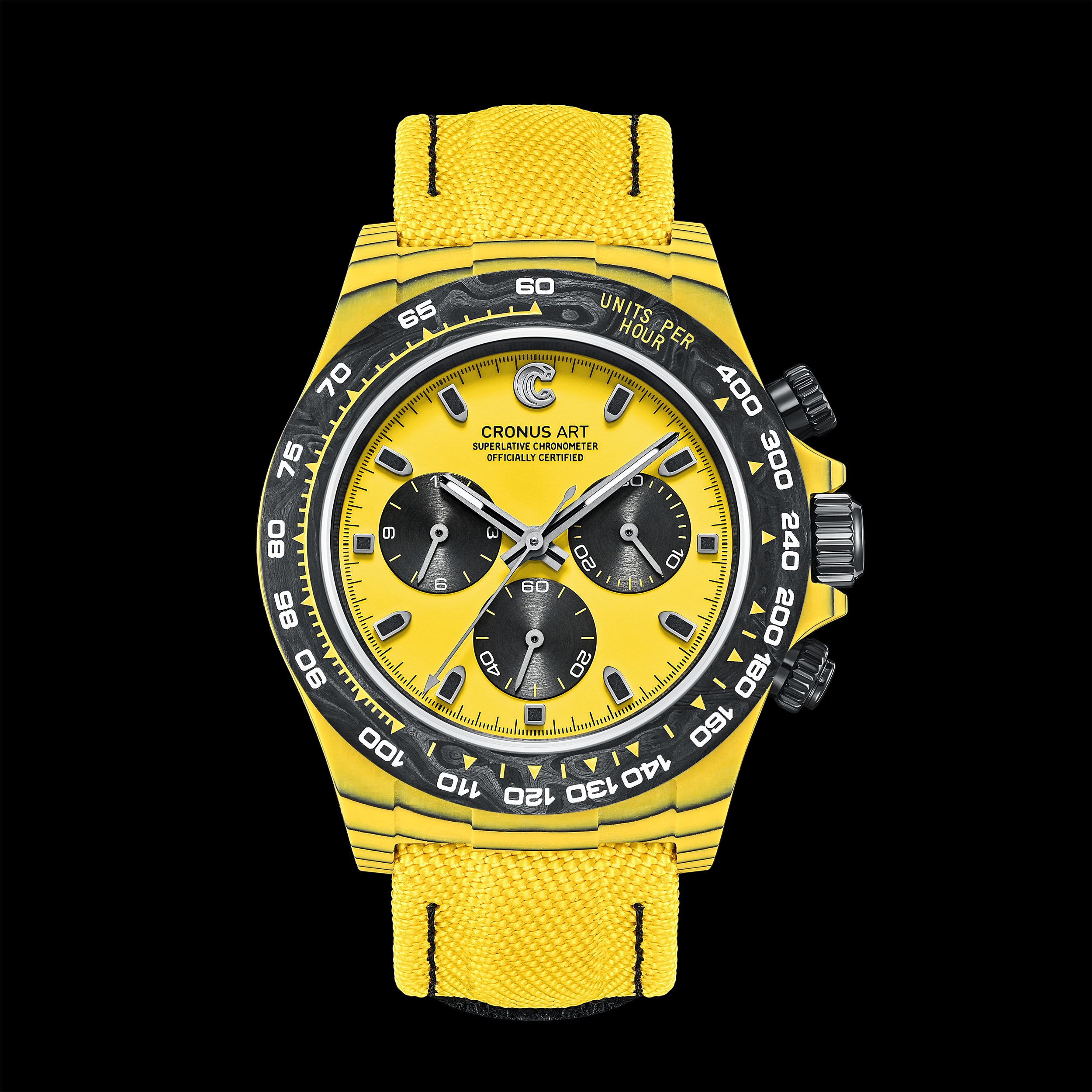 CM016-001 Men's Carbon Case Automatic Watch 40mm