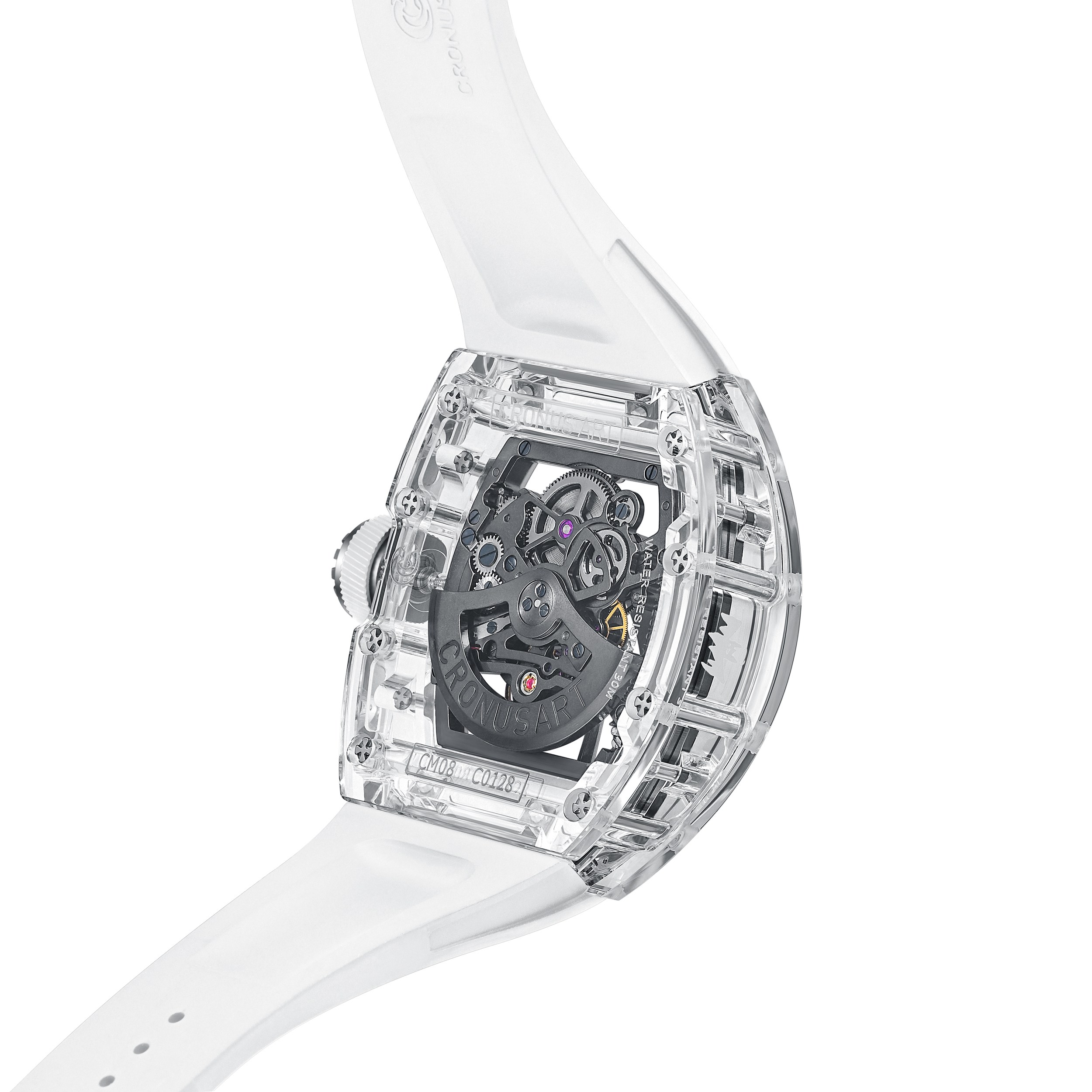 CM08-010 Men's Crystal Case Automatic Watch 42mm
