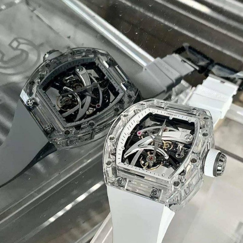 CM08-010 Men's Crystal Case Automatic Watch 42mm