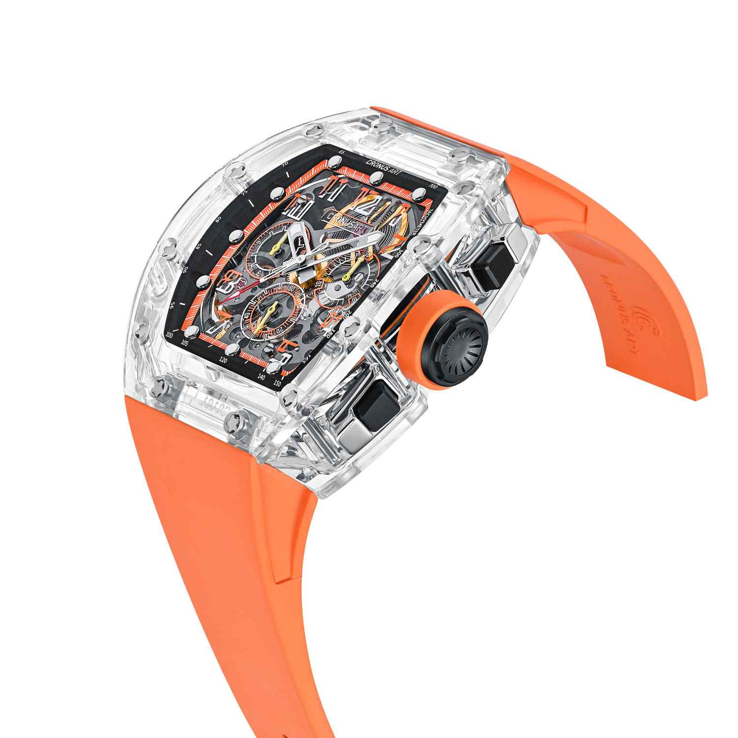 CM08-018 Men's Crystal Case Automatic Watch 42mm