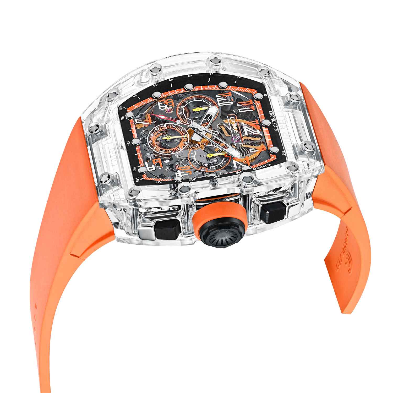 CM08-018 Men's Crystal Case Automatic Watch 42mm