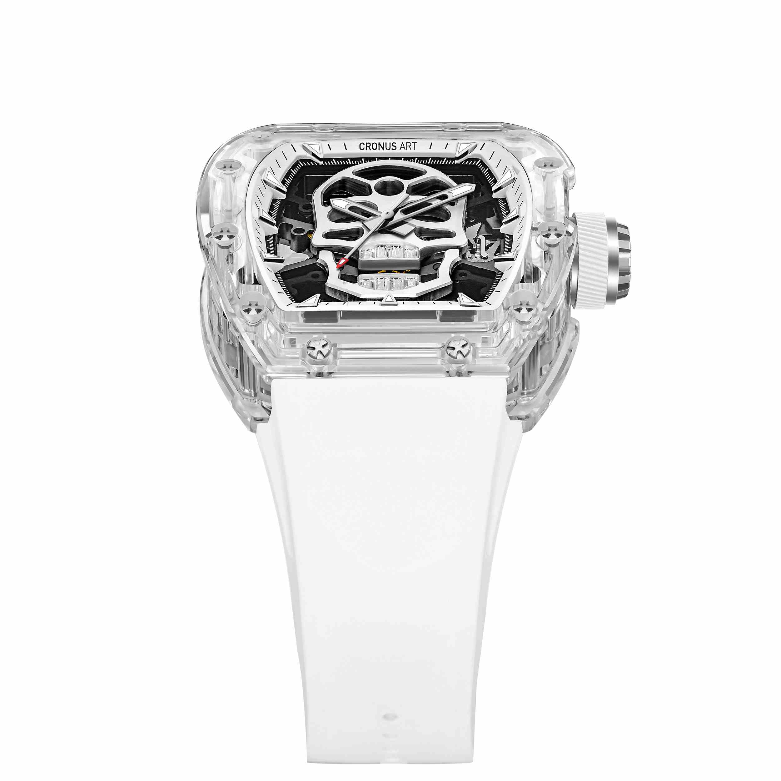CM08-021 Men's Crystal Case Automatic Watch 42mm