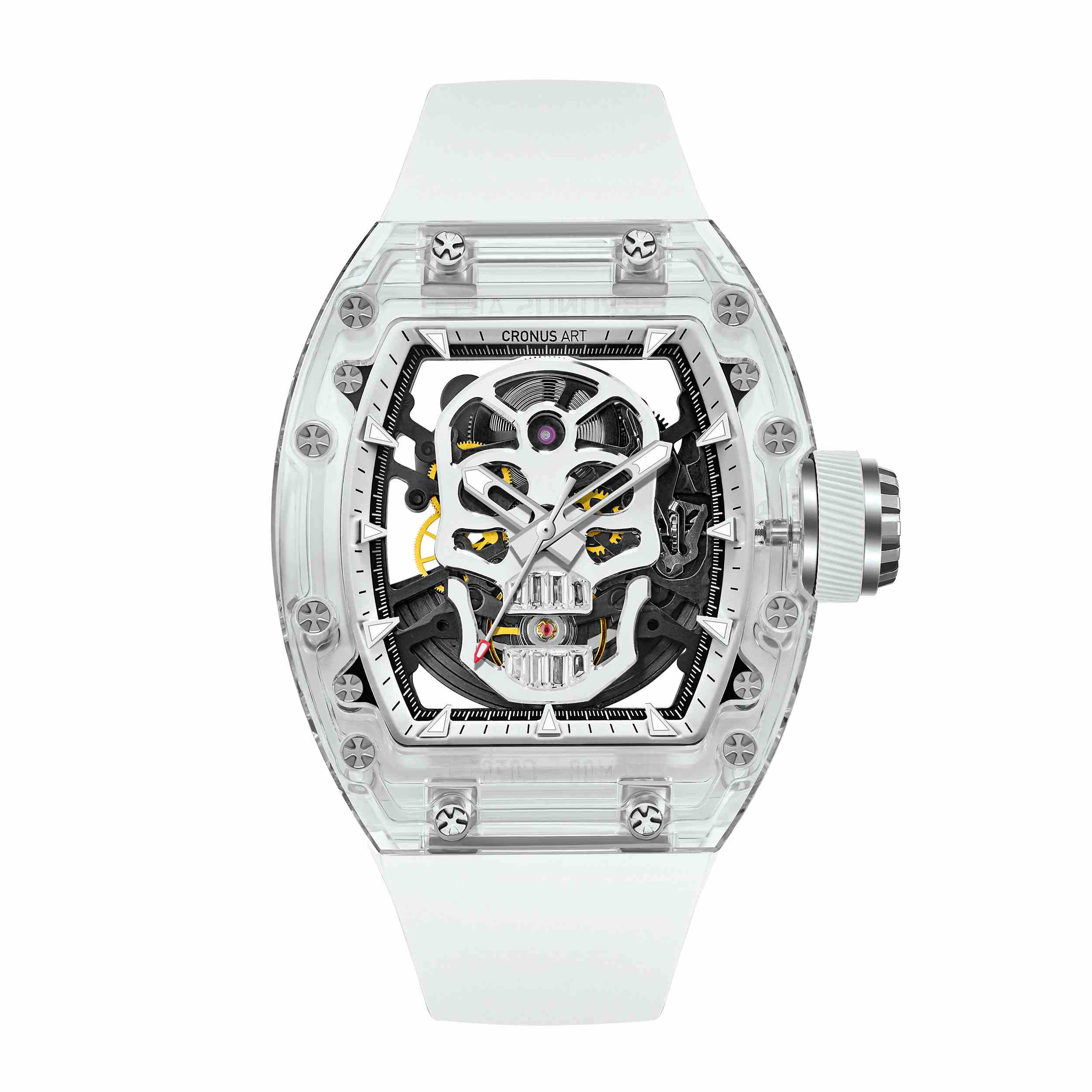 CM08-021 Men's Crystal Case Automatic Watch 42mm