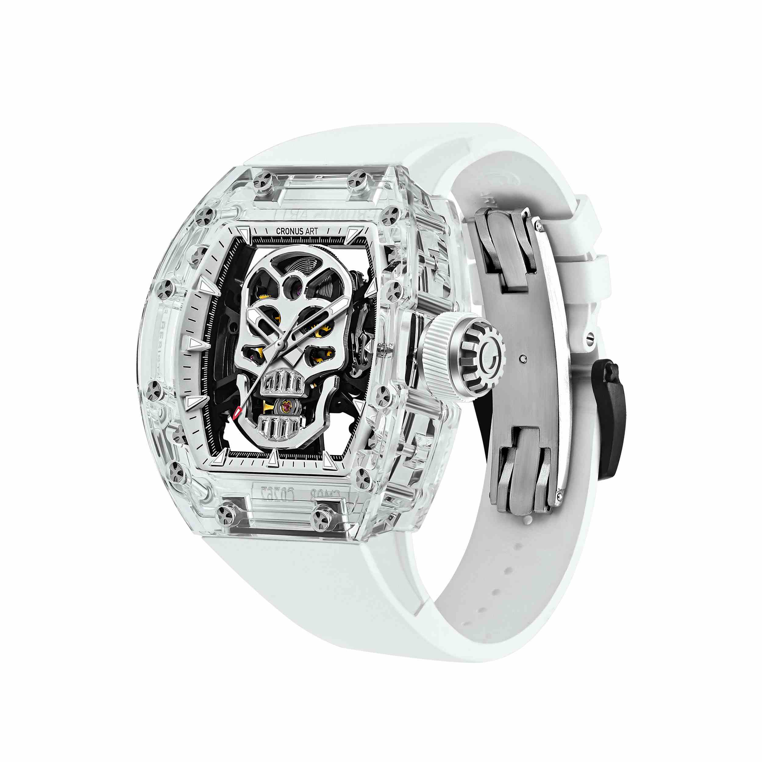 CM08-021 Men's Crystal Case Automatic Watch 42mm
