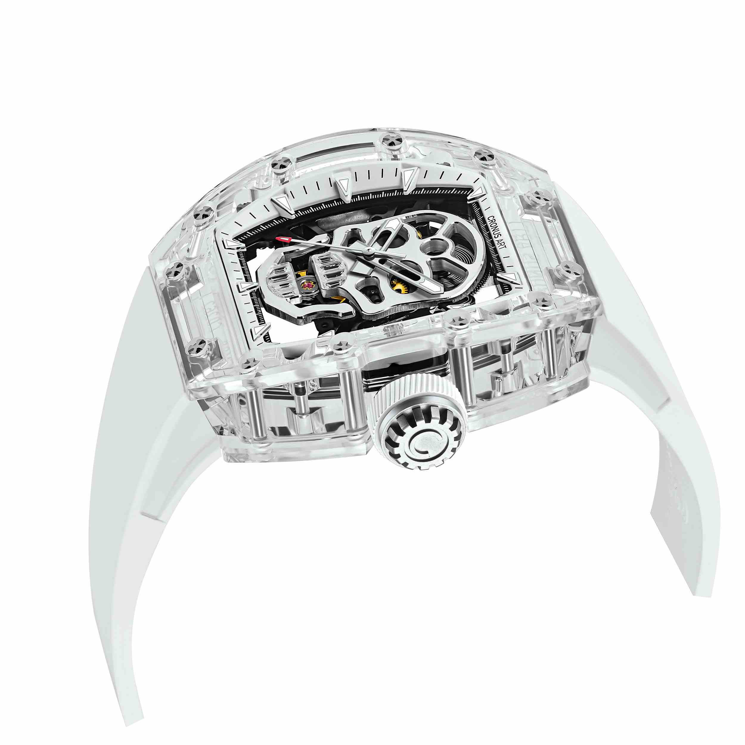 CM08-021 Men's Crystal Case Automatic Watch 42mm
