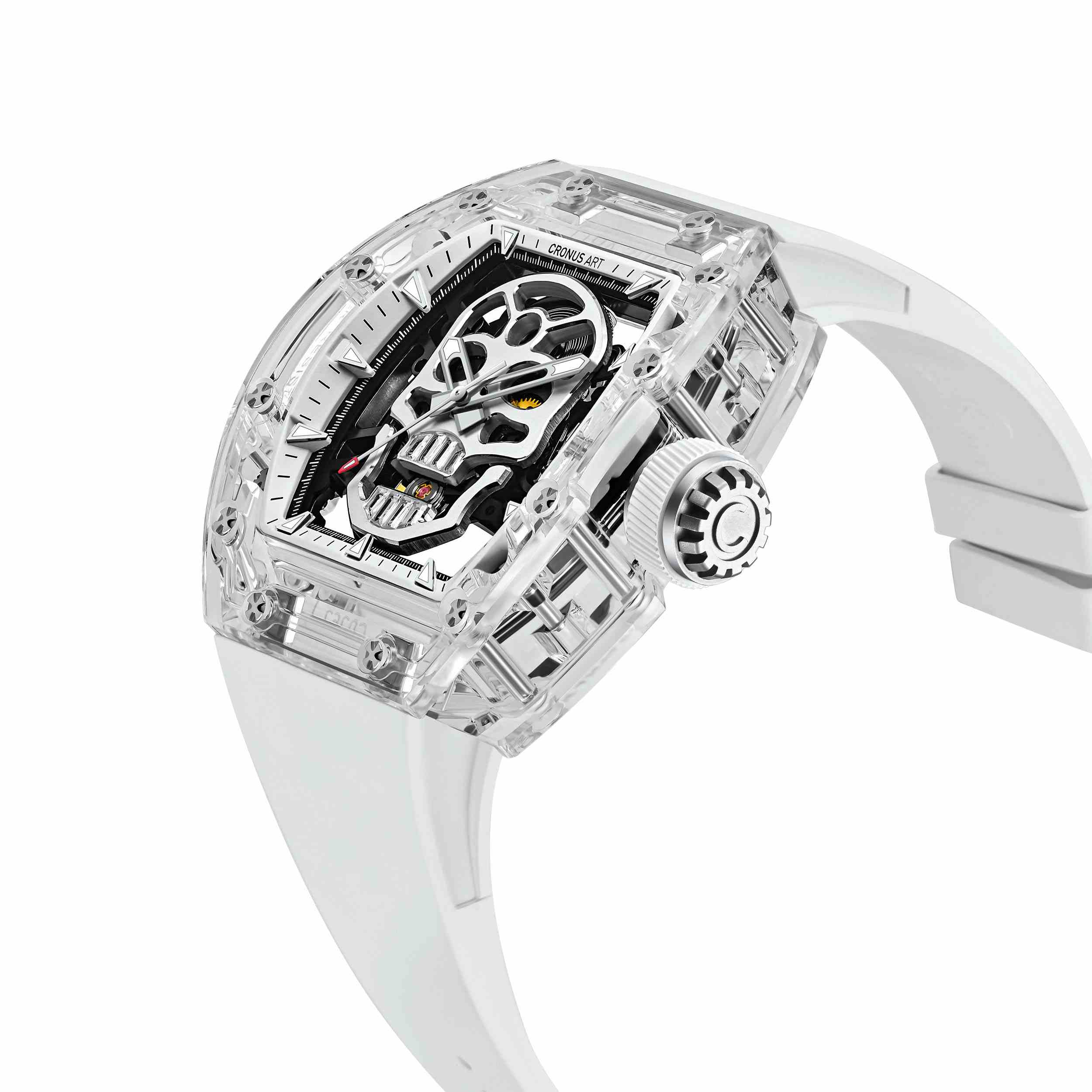 CM08-021 Men's Crystal Case Automatic Watch 42mm