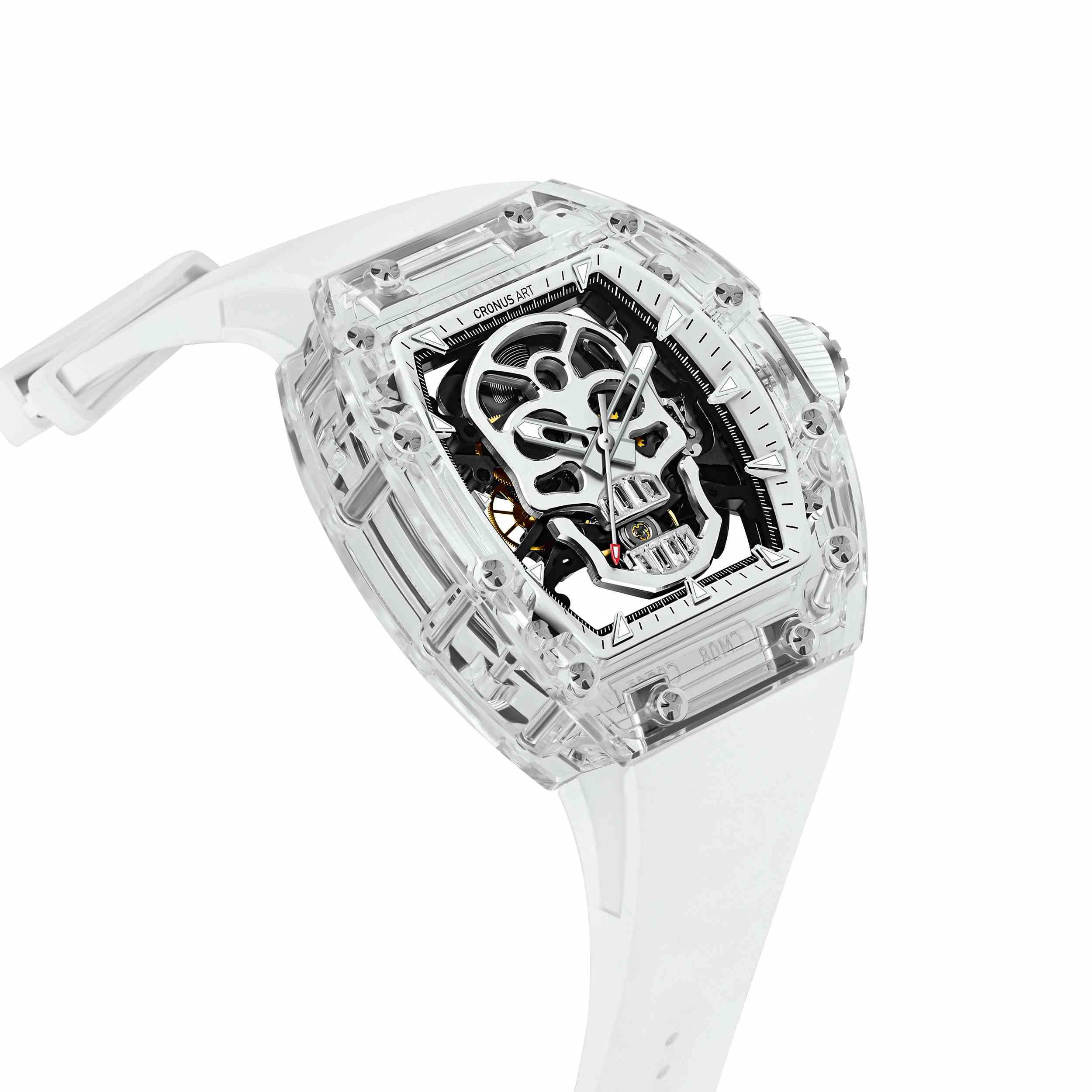 CM08-021 Men's Crystal Case Automatic Watch 42mm