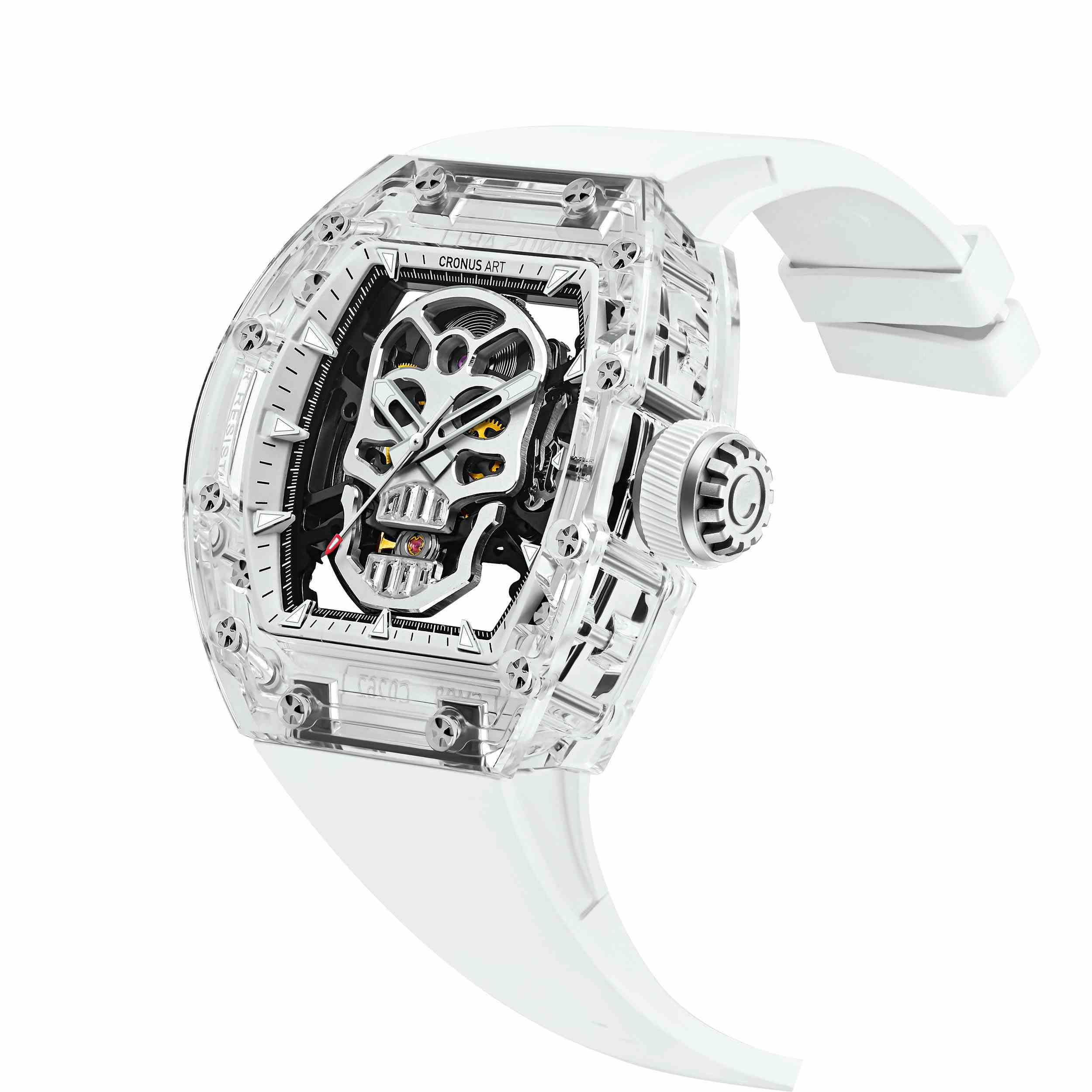 CM08-021 Men's Crystal Case Automatic Watch 42mm