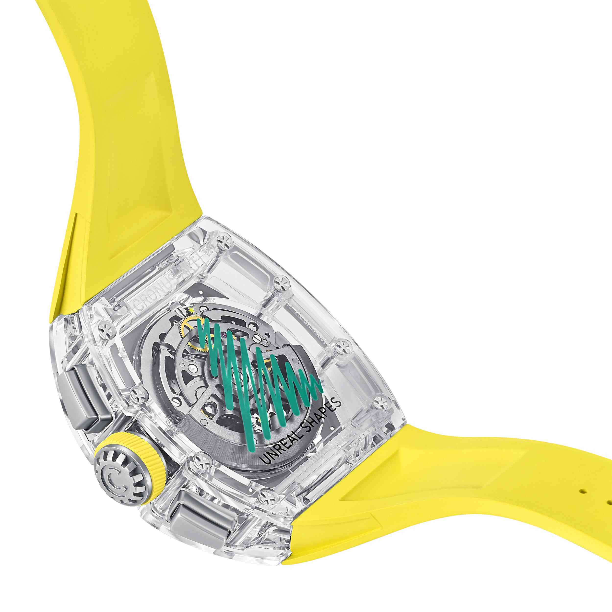CM08-053 Men's Crystal Case Automatic Watch 42mm