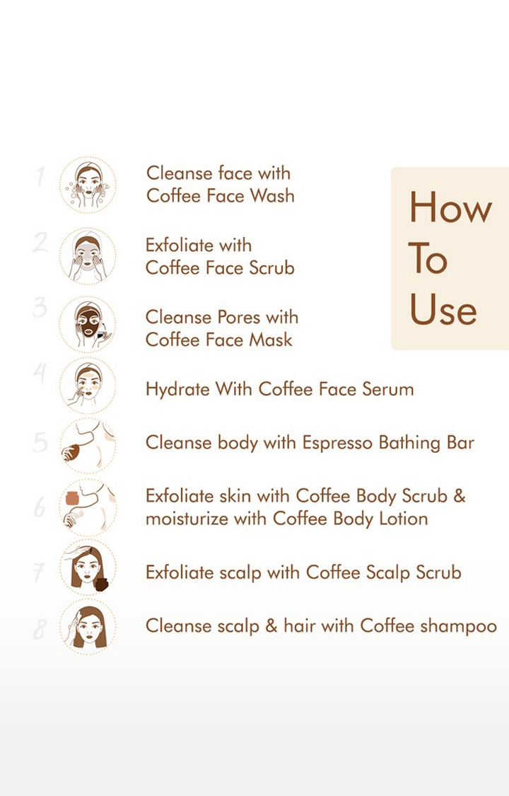 MCaffeine | mCaffeine Complete Coffee Face-Body-Hair Pampering Kit 3