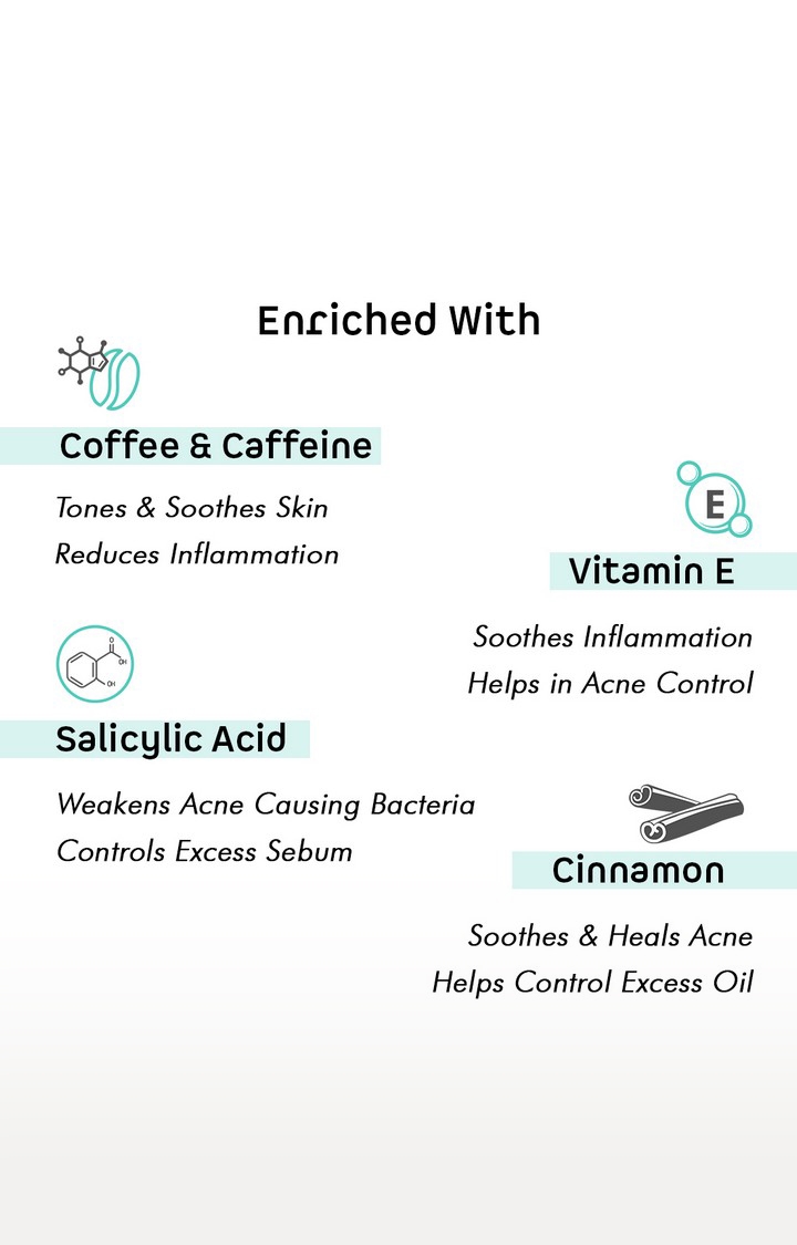 MCaffeine | mCaffeine Acne Control Kit with Face Scrub - Cappuccino Coffee Routine 2