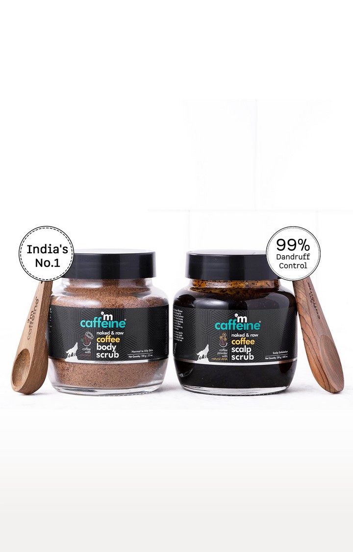 mCaffeine Coffee Hero Scrubs Combo (300 gm)