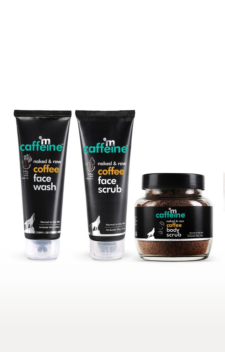MCaffeine | mcaffeine Coffee Skin Care Combo | Face Wash, Face Scrub, Body Scrub 0