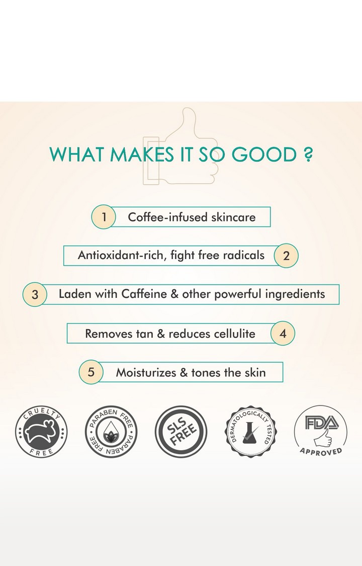 MCaffeine | mCaffeine Exfoliate & Remove Tan Coffee Body Scrub - Pack Of 2 (200 gm) 3