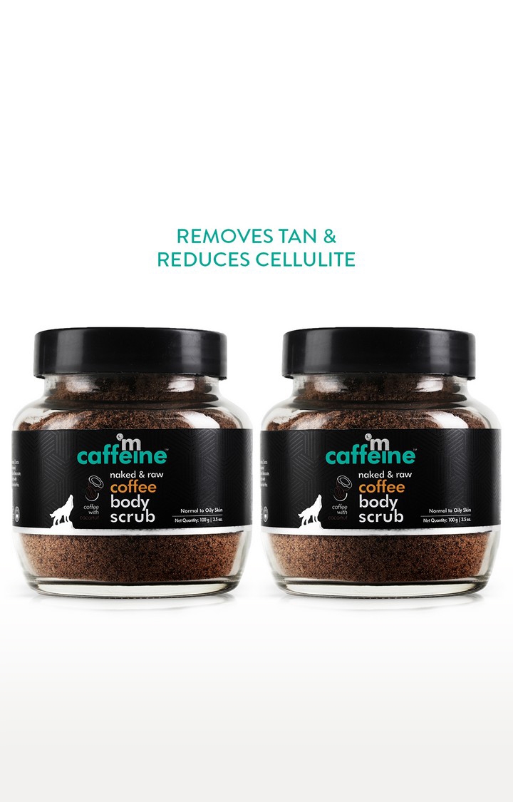 MCaffeine | mCaffeine Exfoliate & Remove Tan Coffee Body Scrub - Pack Of 2 (200 gm) 1