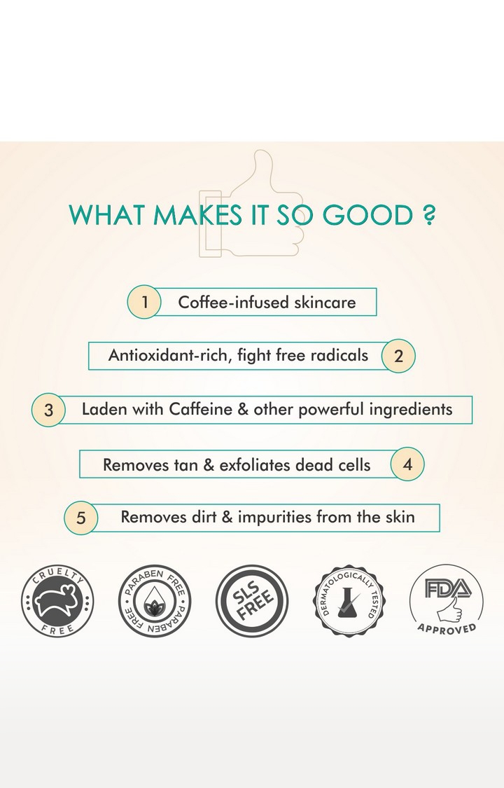 MCaffeine | mCaffeine Coffee De-Tan Kit - Remove Tan & Dead Skin (300 gm) 3