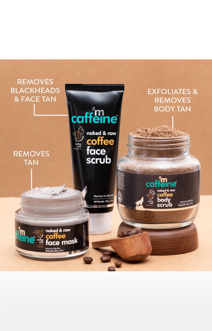 MCaffeine | mCaffeine Coffee De-Tan Kit - Remove Tan & Dead Skin (300 gm) 1