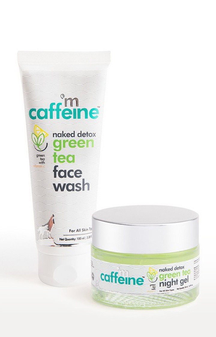 mCaffeine Green Tea Night Hydration Routine