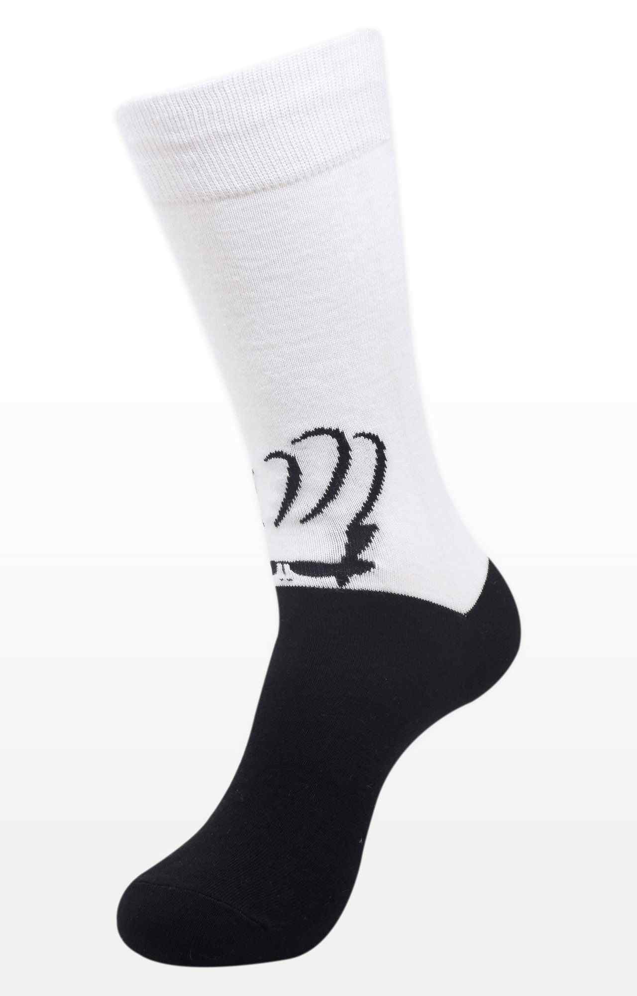 Black Printed Socks (Pack of 3)