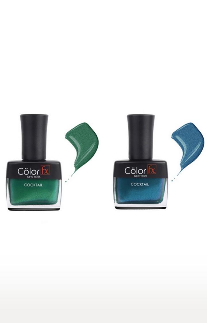 Color Fx | Color Fx Nail Enamel Cocktail - Party Collection Pack of 2 0