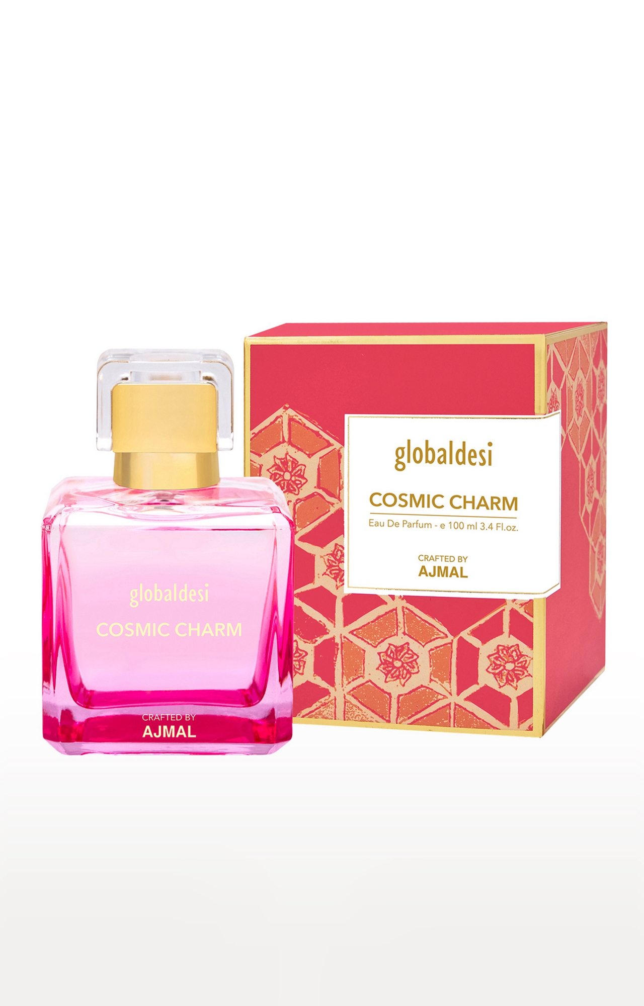 Global Desi Crafted By Ajmal | Global Desi Cosmic Charm Eau De Parfum 100ML Long Lasting Scent Spray Gift For Women Crafted By Ajmal 0