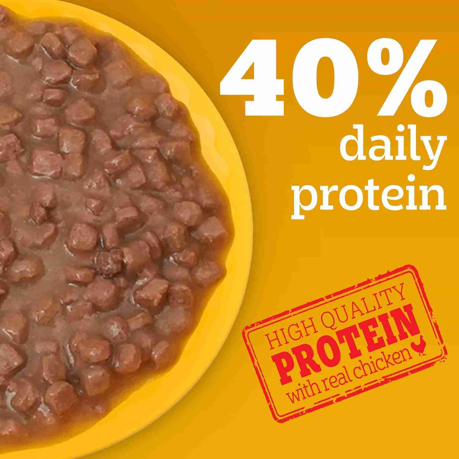 Pedigree Pouch Puppy Lamb Chunks In Gravy Wet Food for Dogs, 130g