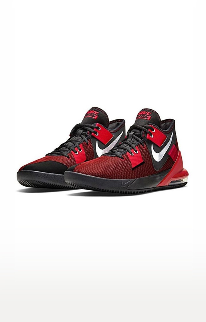 Red Nike Air Max Impact 2 Bsbl Shoe