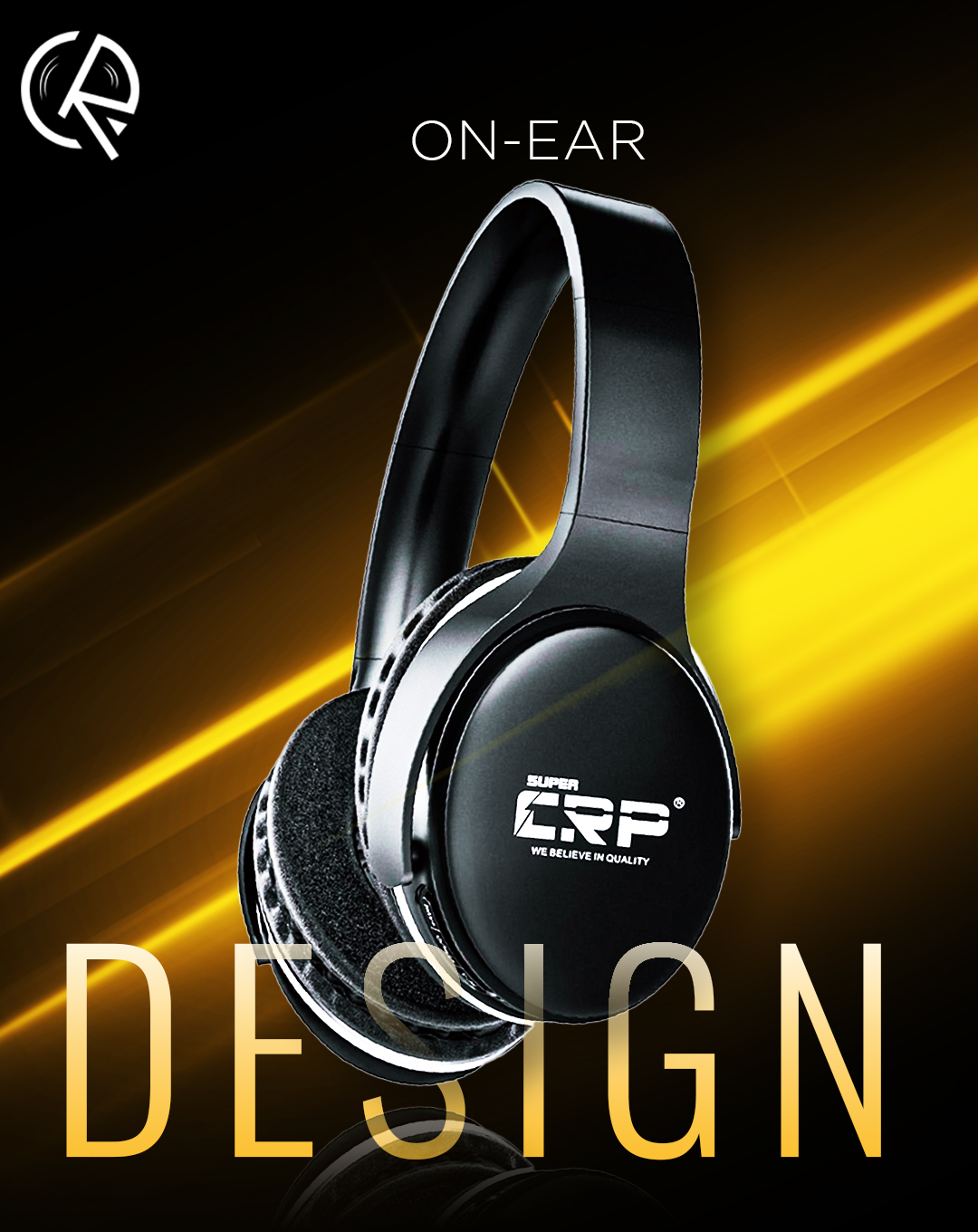 Super CRP CR BT-1150 WIRELESS HEADPHONES - ON EAR HEADPHONES Wireless Headset