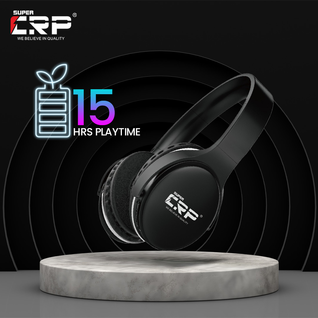 Super CRP CR BT-1150 WIRELESS HEADPHONES - ON EAR HEADPHONES Wireless Headset