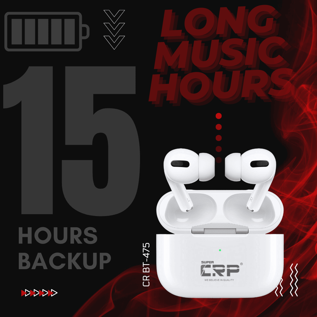 CR BT-475 Pro level TWS - Wireless Earbuds