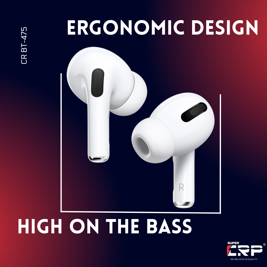 CR BT-475 Pro level TWS - Wireless Earbuds