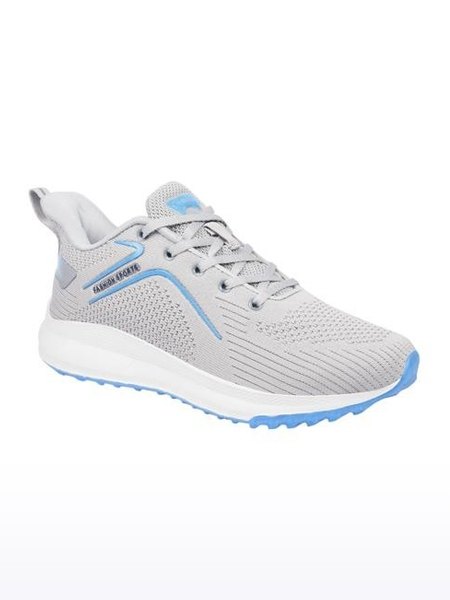 Men's Grey Synthetic Running Shoes