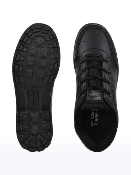 Campus Shoes | Men's Black CS 63S School Shoes 2