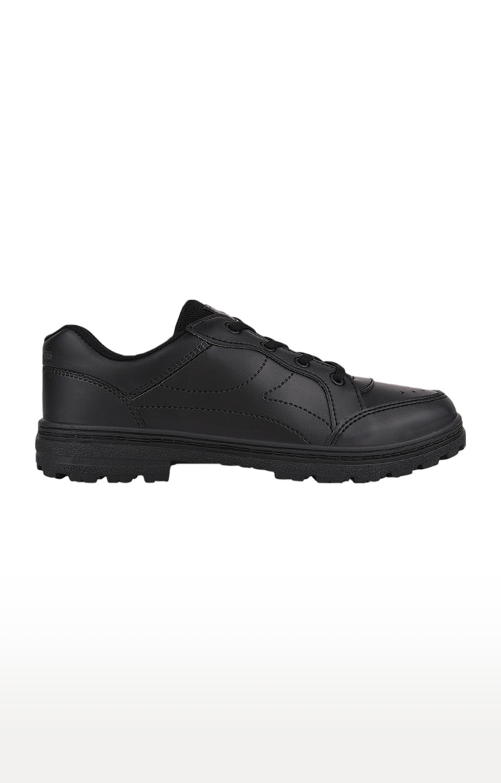 Campus Shoes | Boy's CS-63S Black PU School Shoes 1
