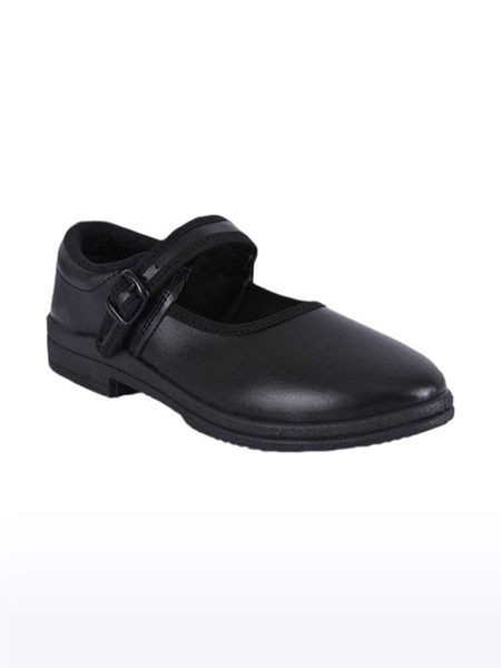 Campus Shoes | Boys Black CS A10N School Shoes 0