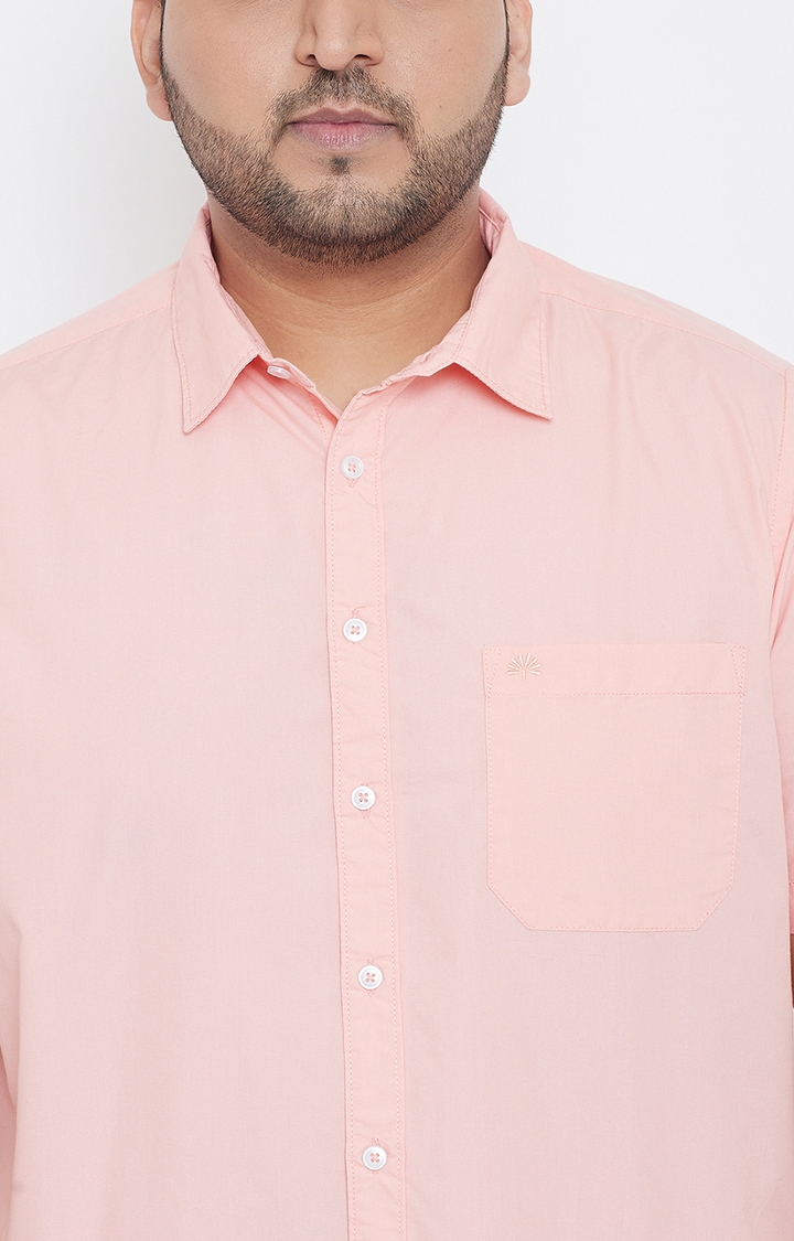 Chennis | Pink Solid Casual Shirts 6