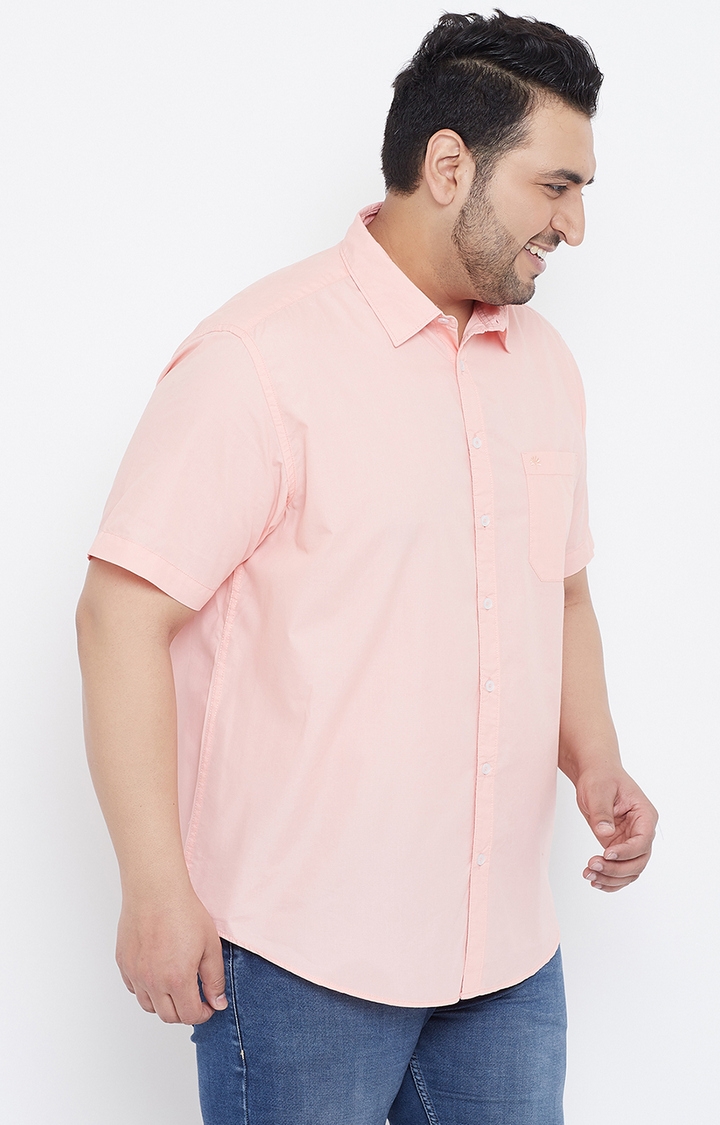 Chennis | Pink Solid Casual Shirts 4