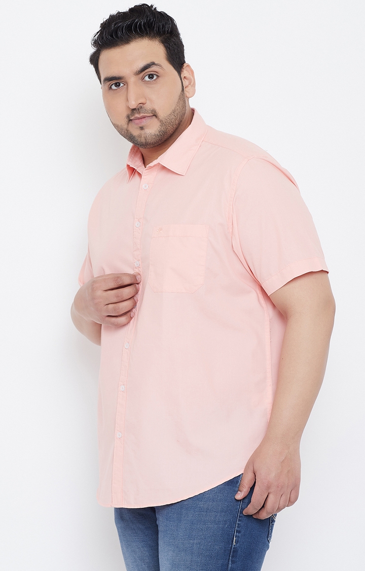 Chennis | Pink Solid Casual Shirts 3