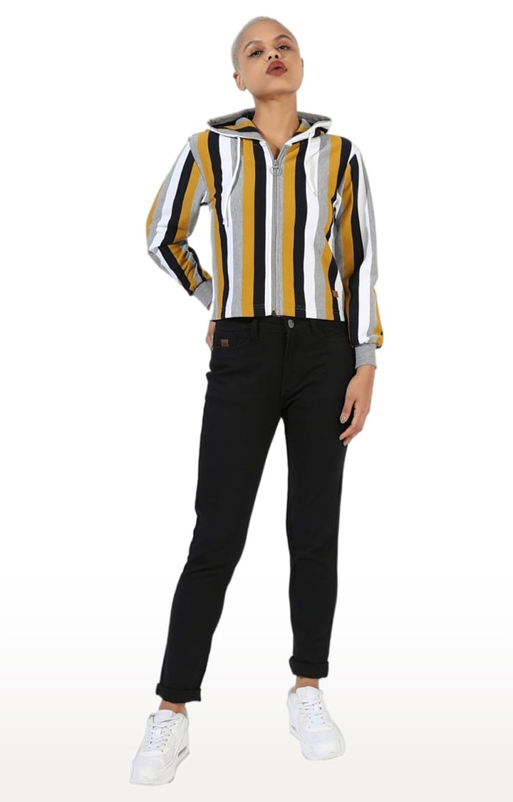 Women's Multi Striped Hoodies