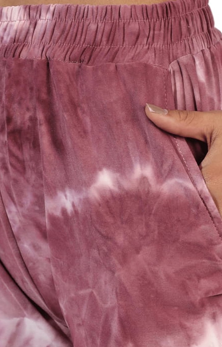Women's Red Tie Dye Co-ords