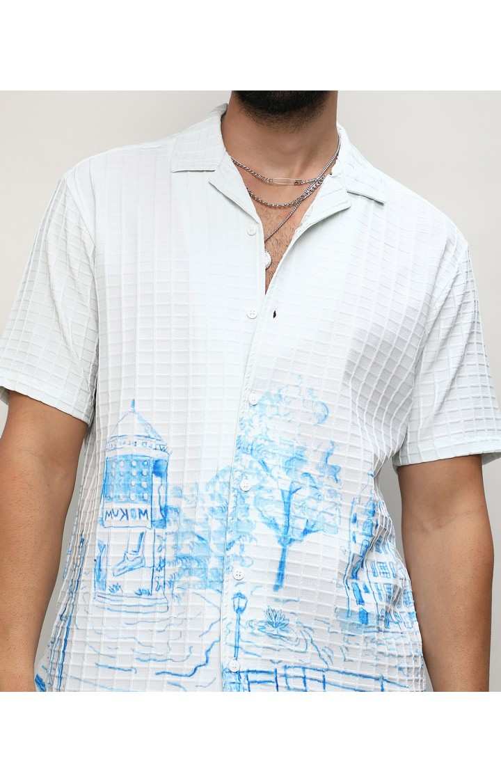 Men's Multicolor Printed Casual Shirts